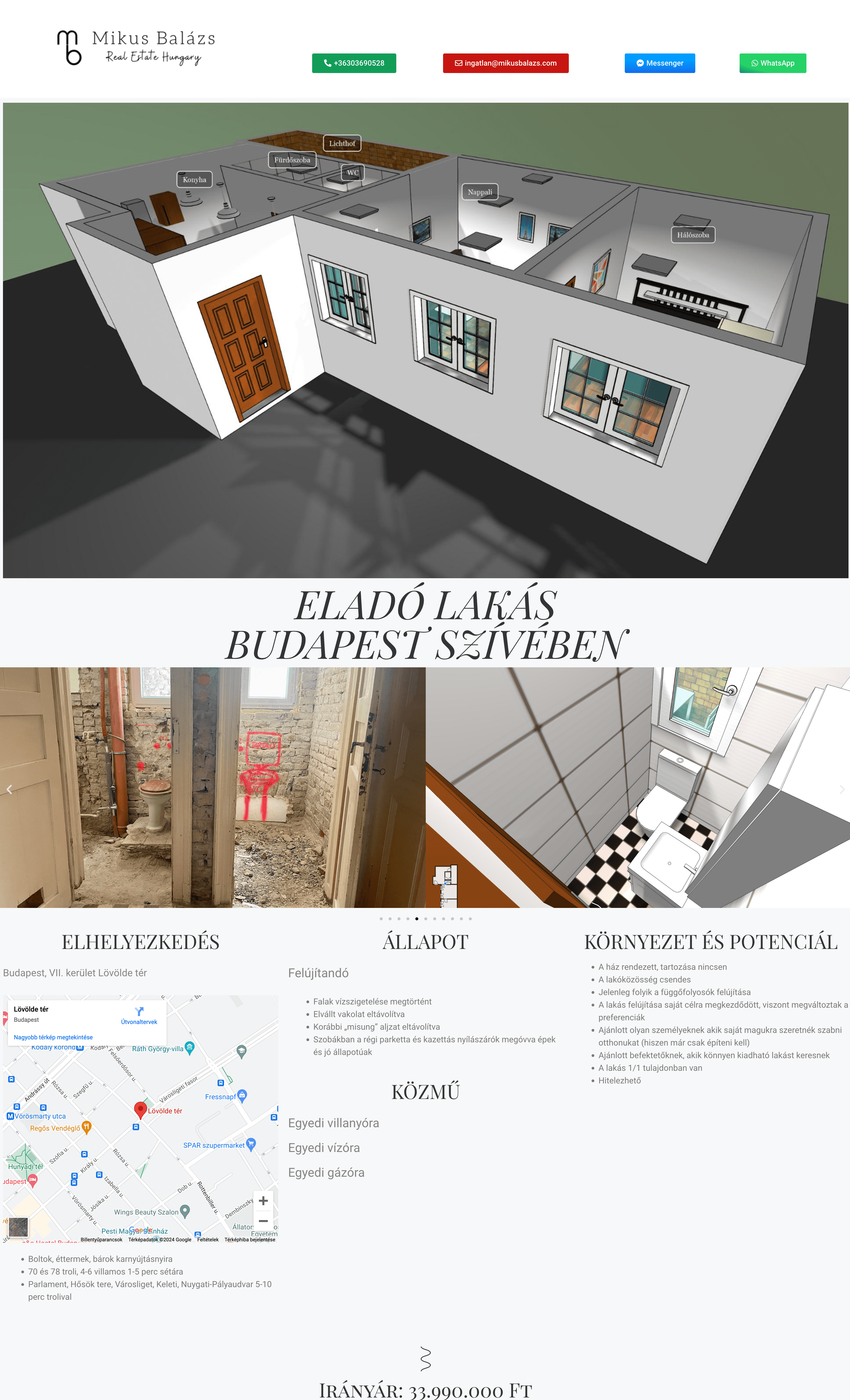Landing page